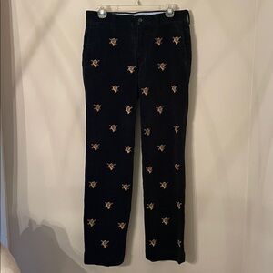 POLO Ralph Lauren Dark Hunter Green Corduroy Pants Fox & Horns 30” x 32” approx
